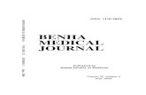 BENHA MEDICAL JOURNAL - fmed.bu.edu.eg . Sept. 2006.pdfآ  Benha M. J. Vol. 23 No 3 Sept. 2006 9 BENHA