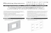 INSTALLATION GUIDELINES - Sweetssweets.construction.com/swts_content_files/56434/E785940.pdfA. Cut rough opening in sheathing for window. Ensure that sheathing is cut ﬂ ush with,