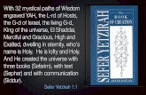 With 32 mystical paths of Wisdom engraved YAH, the L-rd of … · 2020-03-17 · Sefer Yetzirah 1:1. The 32 paths represent the 22 letters of the Hebrew alphabet with the 10 seﬁrot.
