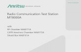 Radio Communication Test Station MT8000A Product Introduction · 2020-04-21 · 4 Product Overview MT8000A Radio Communication Test Station Versatile and scalable test platform for