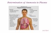Determination of Ammonia in Plasma - KSUfac.ksu.edu.sa/sites/default/files/ammonia_in_plasma_lab... · 2014-09-19 · FATE OF AMMONIA Although ammonia is constantly produced in the