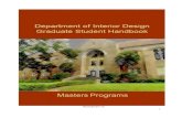 Interior Design Masters Handbook 5 1 13 - FSU College of ... the student to enter the interior design