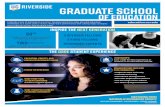 Graduate School of Education (GSOE) Fact Sheet · Earning Potential with a GSOE Bachelor’s Degree Based on national averages. Higher earning potential with advanced degrees. (PayScale.com,