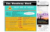 The Woodway Word Senior Pastor - Church · 2018-07-23 · The Woodway Word Page 5 Celebrating Our Ministry Together Through Your Faithful Generosity OPERATING BUDGET 2018 January