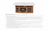 ELECTRIC FIREPLACE HEATER ASSEMBLY AND OPERATION …2. This fireplace heater is hot when in use. To avoid bums, do not let bare skin touch hot surfaces. The grill directly in front