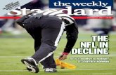 THE NFL IN DECLINE THE NF IN L DECLINE...34 The Church Militant by Charlotte allen Inside the sinister world of Scientology 37 Liquid Assets by William mCkenzie The long-term implications