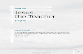 Unit 23 Jesus the Teacher · Jesus Teaches About Discipleship SESSION IN A SENTENCE: In the Sermon on the Mount, Jesus taught what it means to live as one of His disciples. BACKGROUND