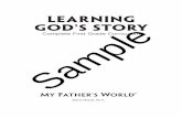 Sample - My Father's World · 2020-04-08 · This set contains ten full‑page color paintings of people as well as ten with animals, questions to guide your discussion, and a brief