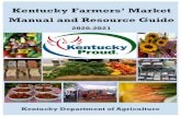 Manual and Resource Guide...Eligible to buy at-cost Kentucky Proud promotional items such as banners, shopping bags, stickers, price cards, etc.; and, Informed with all information