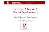 Hand-arm Vibration &arm Vibration & Recent ...apse-archive.org.uk/presentations/advisory-group-presentations/... · Effects of Hand-arm Vibration Syndrome (HAVS) • Numbness, tingling,