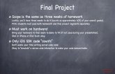 Final Project - Stanford University · Final Project Scope is the same as three weeks of homework Luckily, you’ll have three weeks to do it (counts as approximately 40% of your
