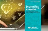 Interactive E-Learning Program · of social media has opened new options for communicating and collaborating across the world. In addition, the boom of ... flexibility in student-centered