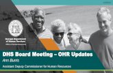 DHS Board Meeting OHR Updates. OHR11.15.pdf · *Right person –right job, competitive compensation, and job enrichment/promotion opportunities. Georgia Department of Human Services