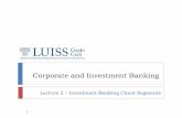 Corporate and Investment Bankingdocenti.luiss.it/protected-uploads/822/2016/09/...Product/ Market Extension Financial deals in which a multi-business company sells a division to a