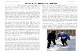 Late February & Early March 2013 Vol. 11 Issue 04 W.M.A.C ... · National Snowshoe Championships. The facilities included Skyline Lodge, a XC ski lodge large enough to allow the 381