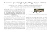 Camera Auto-calibration for Planar Aerial Imagery, Supported by Camera cell. 2018-06-23آ  Camera Auto-calibration