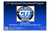 CTI Sponsored Educational Programcti.org/downloads/AHRWinterMeetingCT10121-Jan-2014.pdfCTI Sponsored Educational Program Cooling Tower 101 – Fundamentals and Design 2014 AHR Expo