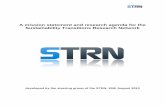 Sustainability Transitions Research Network - A …...STRN works to improve scientific understanding of sustainability transitions through a program of networking, research coordination