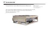 Daikin Air-Cooled Split System Condensing Units...Refrigerant Piping IMPORTANT A qualified Architect or Systems HVAC Design Engineer familiar with refrigerant piping design, as well