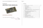 Preliminary Contents INSTRUCTION MANUAL SW 2.0_EN.pdf · CV #8 = “4” changing 21MTC type C to type D HARD RESET (NMRA standard); CV set or sound pro-ject, or the default values