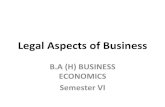 Legal Aspects of Business · Legal Aspects of Business B.A (H) BUSINESS ECONOMICS Semester VI UNIT III COMPANIES ACT 2013 CHAPTER 3: MEMORANDUM OF ASSOCIATION Memorandum of Association