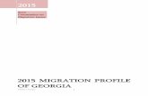 State Commission on Migration Issues · The 2015 Migration Profile of Georgia (MP 2015) was developed by the State Commission on Migration Issues with the support of ICMPD ENIGMMA2