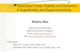 Quantized Vortex Stability and Dynamics in Superfluidity ... · Quantized Vortex in liquid Helium 3. Vortex: From macroscale to microscale . Quantized Vortex in a type-II superconductor.