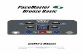 PaceMaster Bronze Basic · maximum efficiency to achieve your fitness goals and master your well-being. We wish you an enjoyable and rewarding partnership with your PaceMaster treadmill.