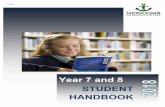 Year 7 and 8 STUDENT HANDBOOK - Newcomb Secondary College · Writing: Writer's Workshop is an interdisciplinary writing technique which can build students' fluency in writing through