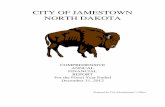 CITY OF JAMESTOWN NORTH DAKOTA· Engineering – The engineering department expenditures were $3,358 (1.9%) less than budgeted · Inspections – The Inspections department expenditures