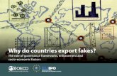 Why do countries export fakes? - EUIPO - Home · hosting the 20 biggest FTZs is twice as big as from economies that do not host any FTZs. 3. Production facilities: low labour costs