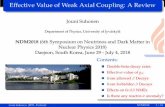 Effective Value of Weak Axial Coupling: A Review · 2018-06-26 · Effective Value of Weak Axial Coupling: A Review Jouni Suhonen Department of Physics, University of Jyväskylä