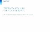 BBVA Code of Conduct...Conduc1. owt t ards our cusomert s P.14 Go back 2. Conduct towards our colleagues At BBVA we wish to foster a working environment which enables your professional