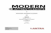 A MODERN APPRENTICESHIP IN...In Scotland, there are more than 70 different Modern Apprenticeship Frameworks and they are all designed to deliver a training package around a minimum