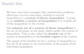 Feasible Sets - University of Notre Damedgalvin1/10120/10120_S17/Topic22_3p... · 2017-04-04 · Feasible Sets We have seen from examples that optimization problems often have several