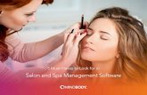 Salon and Spa Management Software - Mindbody · \ Encouraging previous clients to return for repeat services. \ Staying organized and calm in an entrepreneurial role that truly is
