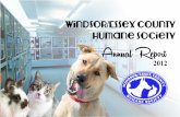 Annual Report 2012 - Windsor Humanewindsorhumane.org/assets/Annual-Report-20121.pdf · Cesar Milan, the Dog Whisperer. Look how far we’ve come Over the past year, the Windsor/Essex