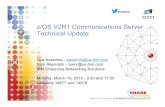 z/OS V2R1 Communications Server Technical Update...– Interrupts still required for notification (i.e. CPU cycles are not completely eliminated) – Reduced networking stack overhead