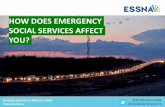 HOW DOES EMERGENCY SOCIAL SERVICES AFFECT YOU? · 10. Assess your ESS capabilities (ESS risk assessment); 9. Identify ESS manager or director; 8. Empower them don’t delegate and