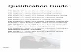 Qualification Guide...©BPEC Certification Ltd. Qualification Guide – L1, L2 and L3 NVQ Diploma in Plumbing and Heating V5 Page 3 of 266 Rules of Combination Level 1 Plumbing Foundation