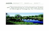 Methods for Evaluating Wetland Condition: Developing an ... · invertebrates for assessing the condition of wetlands, and to present approaches for develop-ing IBIs for wetlands.