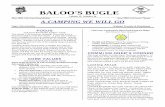 BALOO'S BUGLE · 2009-05-02 · BALOO’S BUGLE PAGE 3 their glow is visible. They discover skills and interests that were previously undiscovered. When camping with the boys, whether