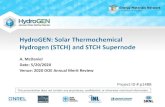 HydroGEN: Solar Thermochemical Hydrogen (STCH) and STCH ...€¦ · HydroGEN: Advanced Water Splitting Materials 12 15 Team Members from 6 HydroGEN Nodes and 3 Labs NREL: • First