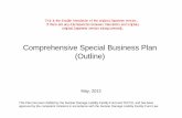Comprehensive Special Business Plan (Outline) · 2020-02-10 · Comprehensive Special Business Plan (Outline) May, 2012 This Plan has been drafted by the Nuclear Damage Liability