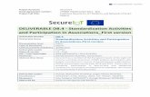 DELIVERABLE D8.4 - Standardization Activities and ...secureiot.eu/D8.4.pdf · Innovation (AIOTI), Big Data Value Association (BDVA), Plattform Industrie 4.0, European Telecommunications