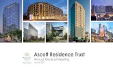 Ascott Residence Trust€¦ · Neither Ascott Residence Trust Management Limited and Ascott Business Trust Management Pte. Ltd. (“Managers”)nor any of their affiliates, advisers