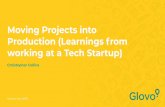 Moving Projects into Production (Learnings from working at a … · 2020-06-03 · Version Control (Using GitHub as an example) Why GitHub has helped me develop as a data scientist: