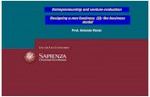 Prof. Antonio Renzi - uniroma1.it...model Prof. Antonio Renzi Entrepreneurship and venture evaluation Agenda 1. Entrepreneurial opportunities and business planning 2. An introduction
