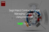 Sage Intacct Contract Manager - NDHndhcpa.com/wp-content/uploads/2019/10/NDH-Sage-Intacct... · CRM (Salesforce) Contract Lifecycle ... Increase the accuracy of contract margin analysis.