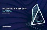 INCUBATION WEEK 2018 · DEMO DAY PROCESS • Each team will have a presentation table. • Judges will come to each table in groups. • Total time spent at each table will be 7 minutes